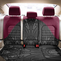 Queensland Maori Rugby Nga Hau e Wha Back Car Seat Cover Maroon Motif