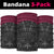 Queensland Maori Rugby Nga Hau e Wha Neck Gaiter Maroon Motif - Polynesian Pride