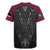 Queensland Maori Rugby Nga Hau e Wha Rugby Jersey Maroon Motif