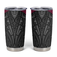 Queensland Maori Rugby Nga Hau e Wha Tumbler Cup Maroon Motif LT9 Maroon - Polynesian Pride