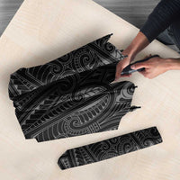 Queensland Maori Rugby Nga Hau e Wha Umbrella Maroon Motif - Polynesian Pride
