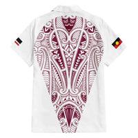 Queensland Maori Rugby Nga Hau e Wha Hawaiian Shirt White Motif LT9 - Polynesian Pride