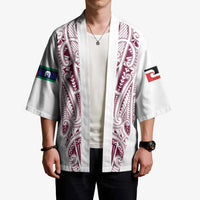 Queensland Maori Rugby Nga Hau e Wha Kimono White Motif LT9 - Polynesian Pride