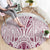 Queensland Maori Rugby Nga Hau e Wha Round Carpet White Motif