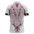 Queensland Maori Rugby Nga Hau e Wha Zipper Polo Shirt White Motif - Polynesian Pride