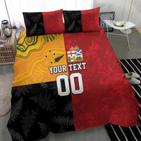Custom British Lions-AUNZ Bedding Set Australia-New Zealand Indigenous Motif LT9 - Polynesian Pride