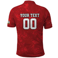 Custom British Lions-AUNZ Polo Shirt Australia-New Zealand Indigenous Motif