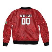 Custom British Lions-AUNZ Sleeve Zip Bomber Jacket Australia-New Zealand Indigenous Motif LT9 - Polynesian Pride