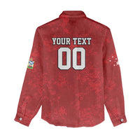 Custom British Lions-AUNZ Women Casual Shirt Australia-New Zealand Indigenous Motif LT9 - Polynesian Pride