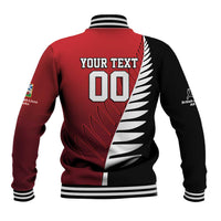 Custom British Lions New Zealand Baseball Jacket Half Black Fern