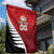 Custom British Lions New Zealand Garden Flag Half Black Fern