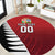 Custom British Lions New Zealand Round Carpet Half Black Fern