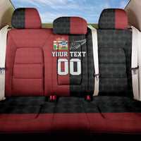 Custom British Lions New Zealand Back Car Seat Cover Sporty Style LT9 One Size Black - Polynesian Pride