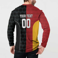 Custom British Lions New Zealand Button Sweatshirt Sporty Style