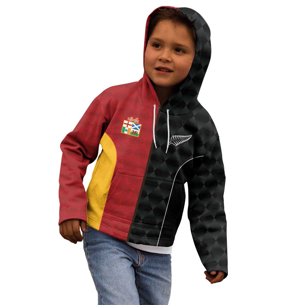 Custom British Lions New Zealand Kid Hoodie Sporty Style