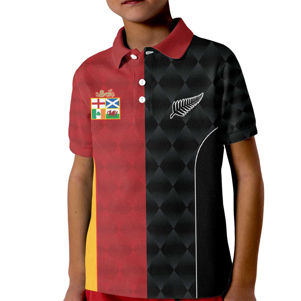 Custom British Lions New Zealand Kid Polo Shirt Sporty Style