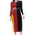 Custom British Lions New Zealand Long Sleeve Bodycon Dress Sporty Style