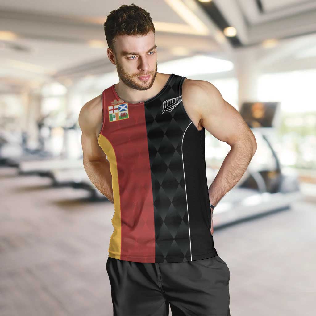 Custom British Lions New Zealand Men Tank Top Sporty Style