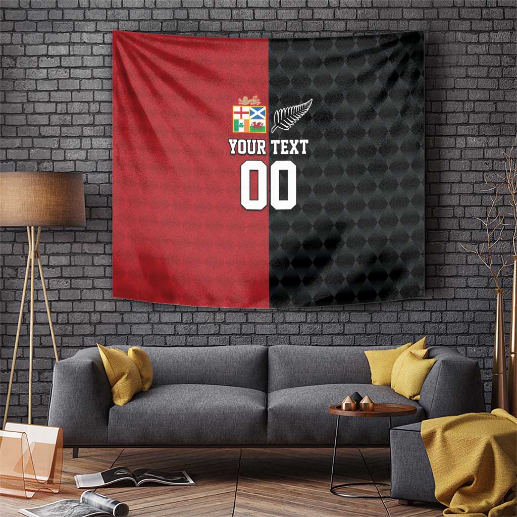 Custom British Lions New Zealand Tapestry Sporty Style