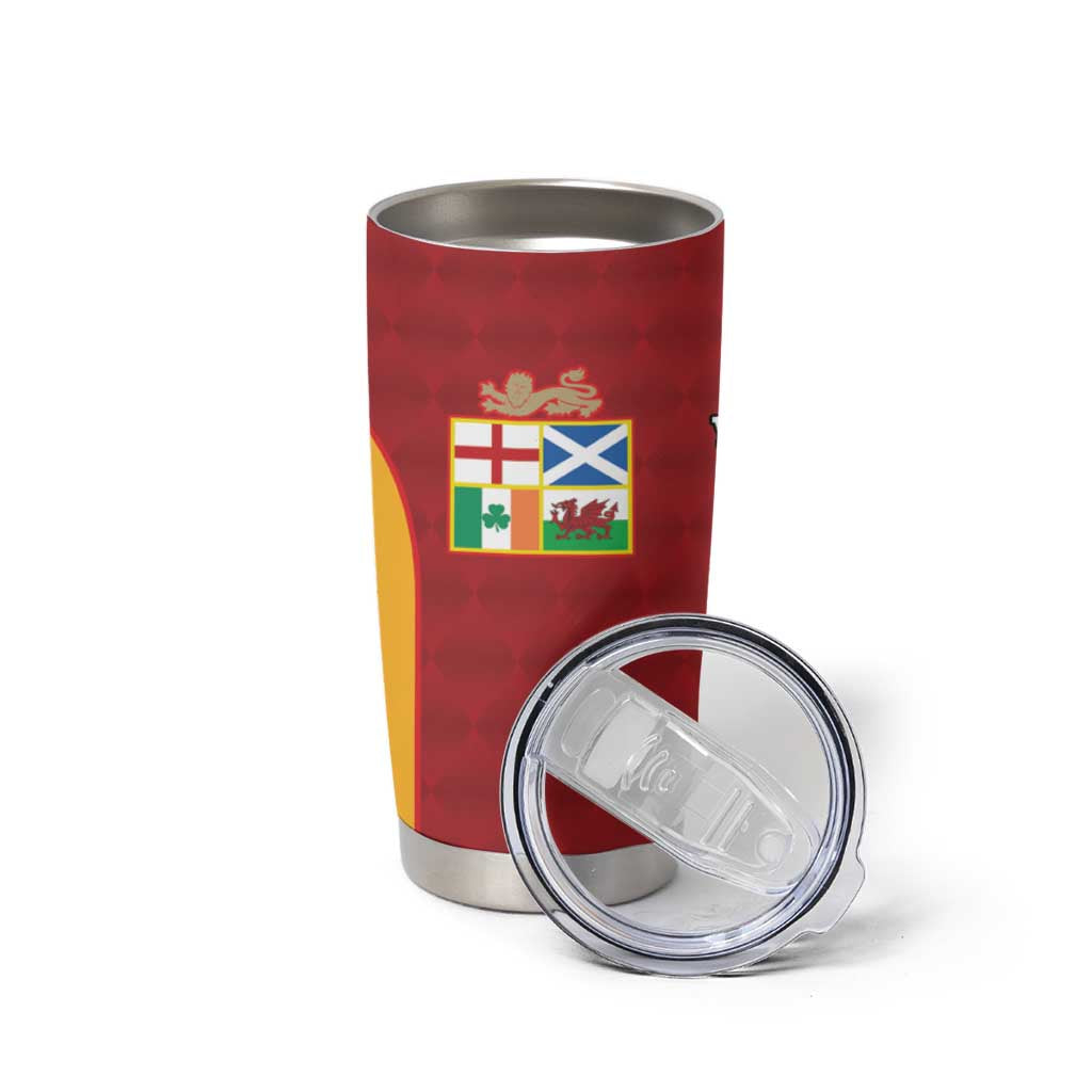 Custom British Lions New Zealand Tumbler Cup Sporty Style
