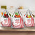 Know Your Status Red Ribbon Personalised Grocery Bag Polynesian AIDS Awareness