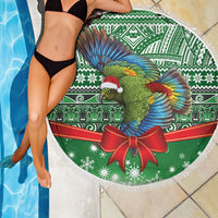 New Zealand Kea Bird Christmas Beach Blanket Maori Inspired Knitted Patterns LT9 - Polynesian Pride