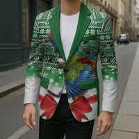 New Zealand Kea Bird Christmas Blazer Maori Inspired Knitted Patterns LT9 - Polynesian Pride