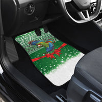 New Zealand Kea Bird Christmas Car Mats Maori Inspired Knitted Patterns LT9 - Polynesian Pride