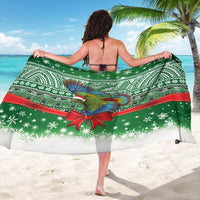 New Zealand Kea Bird Christmas Sarong Maori Inspired Knitted Patterns LT9 - Polynesian Pride