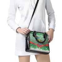 New Zealand Kea Bird Christmas Shoulder Handbag Maori Inspired Knitted Patterns LT9 - Polynesian Pride