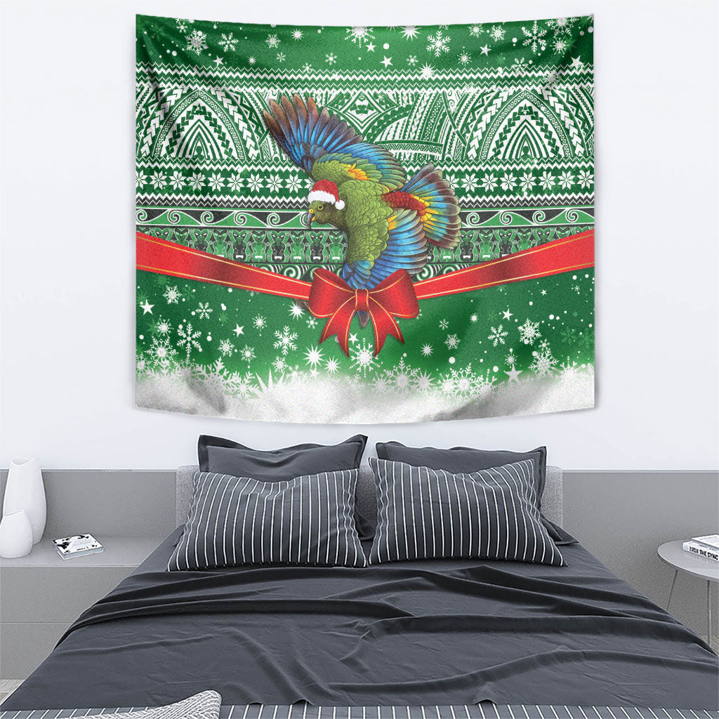 New Zealand Kea Bird Christmas Tapestry Maori Inspired Knitted Patterns LT9 - Polynesian Pride