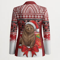 New Zealand Kekeno Seal Christmas Blazer Maori Inspired Knitted Patterns LT9 - Polynesian Pride