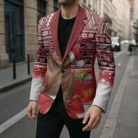 New Zealand Kekeno Seal Christmas Blazer Maori Inspired Knitted Patterns LT9 - Polynesian Pride
