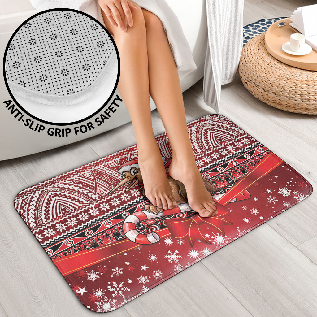 New Zealand Kiwi Bird Christmas Bathroom Set Maori Inspired Knitted Patterns LT9 - Polynesian Pride