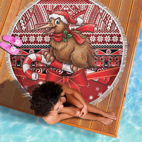 New Zealand Kiwi Bird Christmas Beach Blanket Maori Inspired Knitted Patterns LT9 - Polynesian Pride