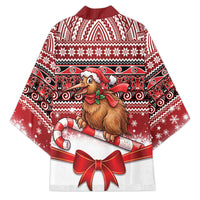 New Zealand Kiwi Bird Christmas Kimono Maori Inspired Knitted Patterns LT9 - Polynesian Pride