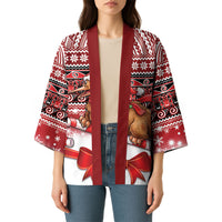 New Zealand Kiwi Bird Christmas Kimono Maori Inspired Knitted Patterns LT9 - Polynesian Pride