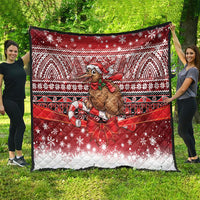 New Zealand Kiwi Bird Christmas Quilt Maori Inspired Knitted Patterns LT9 - Polynesian Pride