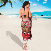 New Zealand Kiwi Bird Christmas Sarong Maori Inspired Knitted Patterns LT9 - Polynesian Pride