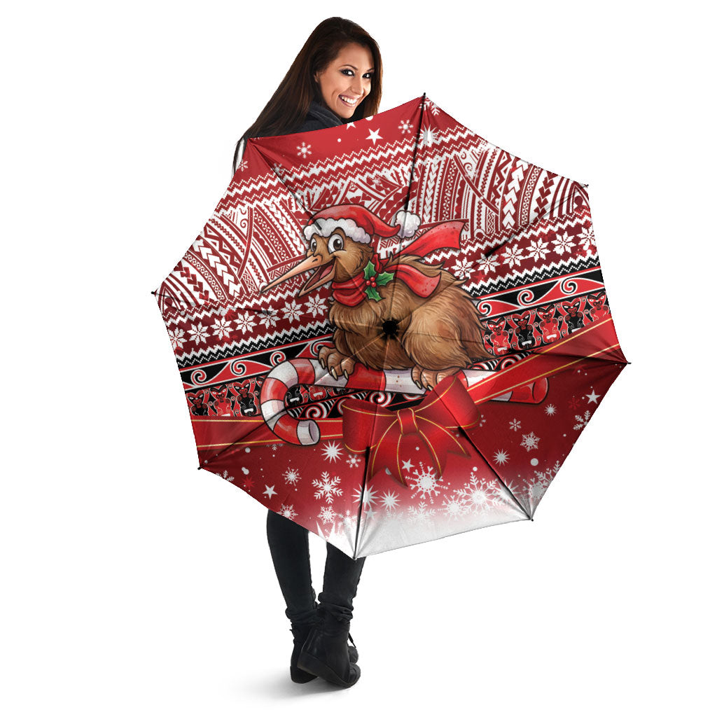 New Zealand Kiwi Bird Christmas Umbrella Maori Inspired Knitted Patterns LT9 - Polynesian Pride