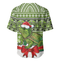 New Zealand Tuatara Christmas Baseball Jersey Maori Inspired Knitted Patterns