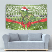 New Zealand Tuatara Christmas Tapestry Maori Inspired Knitted Patterns LT9 - Polynesian Pride