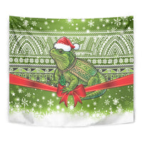 New Zealand Tuatara Christmas Tapestry Maori Inspired Knitted Patterns LT9 - Polynesian Pride