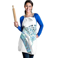 Kahui Whetu Paua shell Kowhaiwhai Taniko Personalised Apron Manta Ray Shark-Turtle Maori Tribal Style