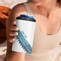Kahui Whetu Paua shell Kowhaiwhai Taniko Personalised 4 in 1 Can Cooler Tumbler Manta Ray Shark-Turtle Maori Tribal Style LT9 - Polynesian Pride