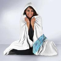 Kahui Whetu Paua shell Kowhaiwhai Taniko Personalised Hooded Blanket Manta Ray Shark-Turtle Maori Tribal Style