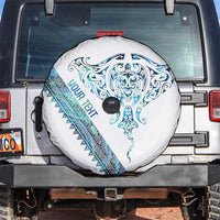 Kahui Whetu Paua shell Kowhaiwhai Taniko Personalised Spare Tire Cover Manta Ray Shark-Turtle Maori Tribal Style