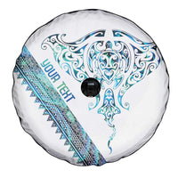 Kahui Whetu Paua shell Kowhaiwhai Taniko Personalised Spare Tire Cover Manta Ray Shark-Turtle Maori Tribal Style