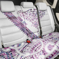 Mawhero Paua shell Kowhaiwhai Taniko Personalised Back Car Seat Cover Manta Ray Shark-Turtle Maori Tribal Style