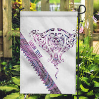 Mawhero Paua shell Kowhaiwhai Taniko Personalised Garden Flag Manta Ray Shark-Turtle Maori Tribal Style